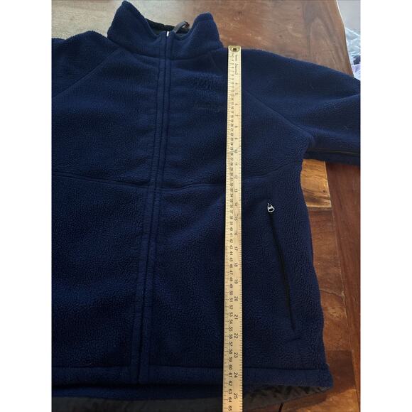 Marmot Womens Full Zip Fleece Jacket Size Large Blue, Sleeve Zip Pockets! - Picture 9 of 11